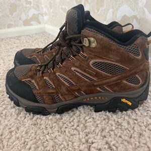 Merrell Brown and Black Men's Hiking Shoes